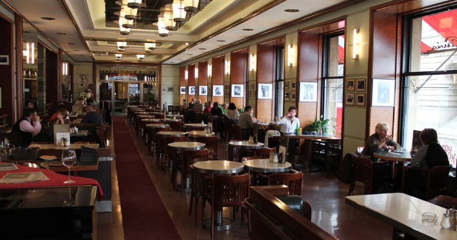 Café Slavia Praga